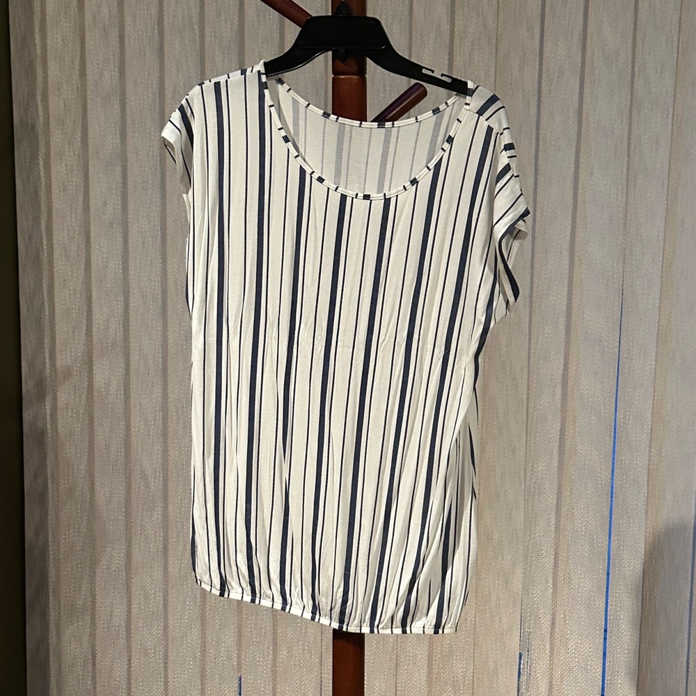 Lascana - Short Sleeve Striped T-Shirt